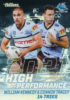 2022 NRL Traders - High Performance #HP10 William Kennedy / Connor Tracey Front